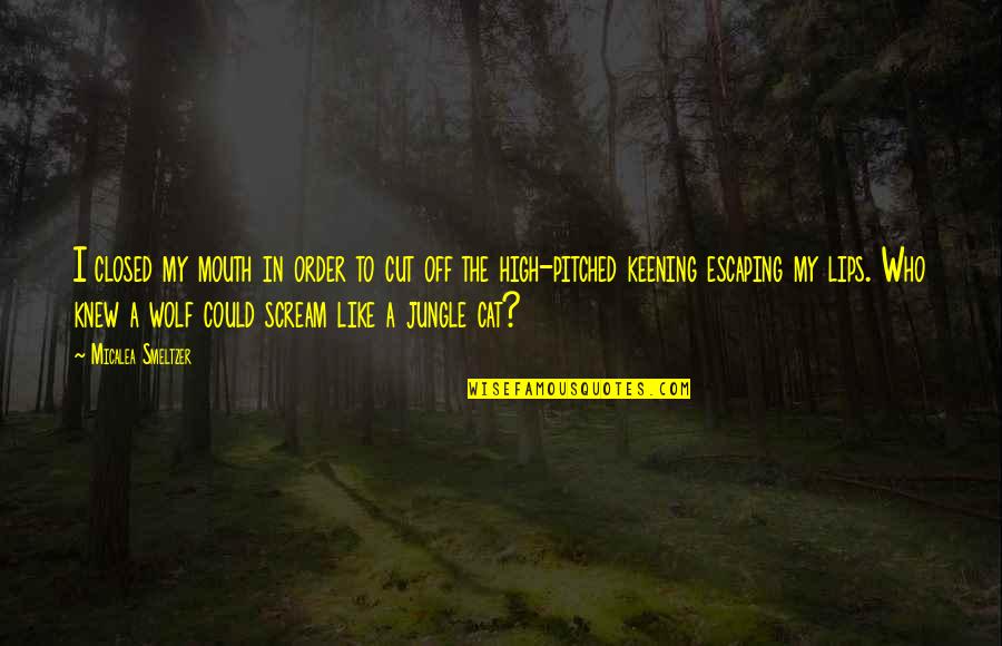Closed Off Quotes By Micalea Smeltzer: I closed my mouth in order to cut Closed Off Quotes By Micalea Smeltzer: I closed my mouth in order to cut
