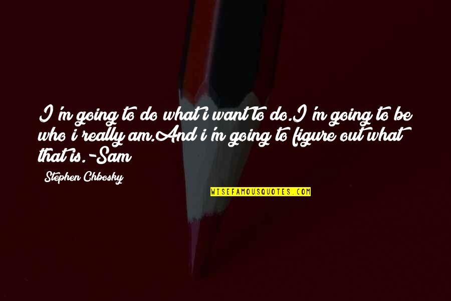 Cloven Foot Quotes By Stephen Chbosky: I'm going to do what i want to