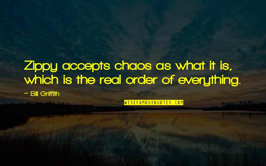 Cmo Stock Quotes By Bill Griffith: Zippy accepts chaos as what it is, which