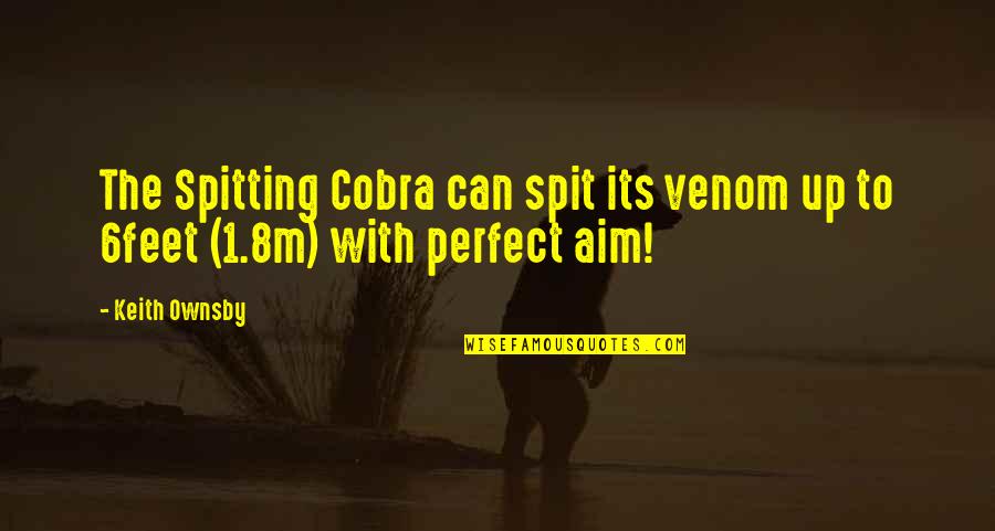 Cobra Quotes By Keith Ownsby: The Spitting Cobra can spit its venom up