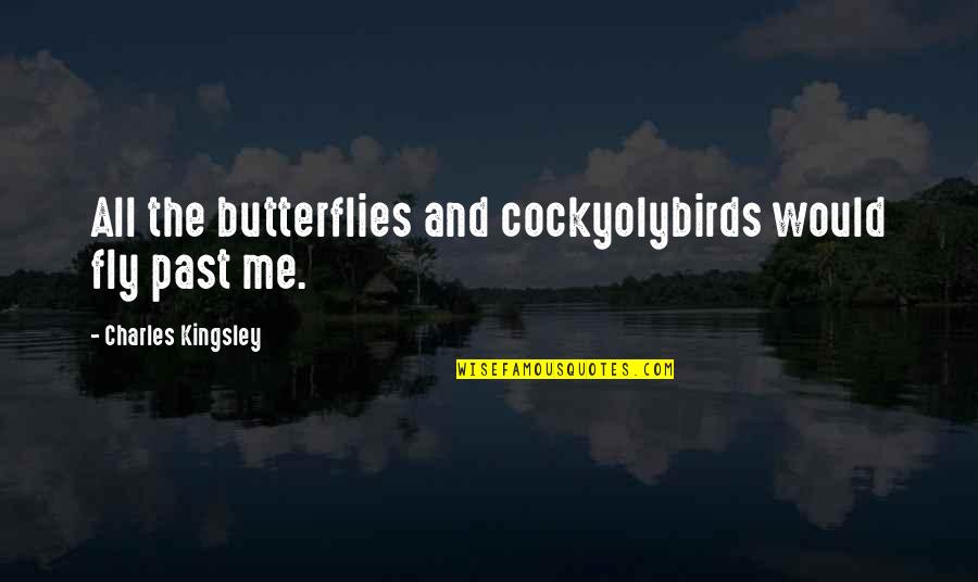 Cockyolybirds Quotes By Charles Kingsley: All the butterflies and cockyolybirds would fly past