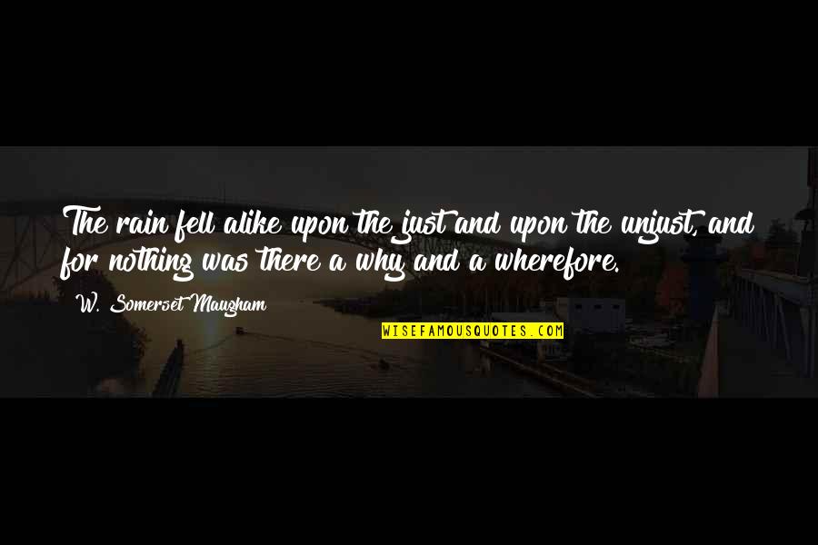 Code Geass Cc Quotes By W. Somerset Maugham: The rain fell alike upon the just and Code Geass Cc Quotes By W. Somerset Maugham: The rain fell alike upon the just and