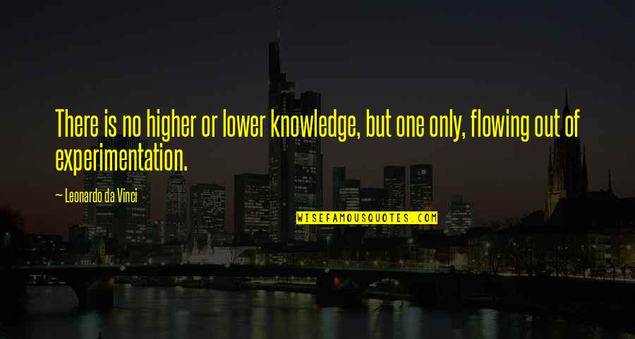 Codeigniter Magic Quotes By Leonardo Da Vinci: There is no higher or lower knowledge, but