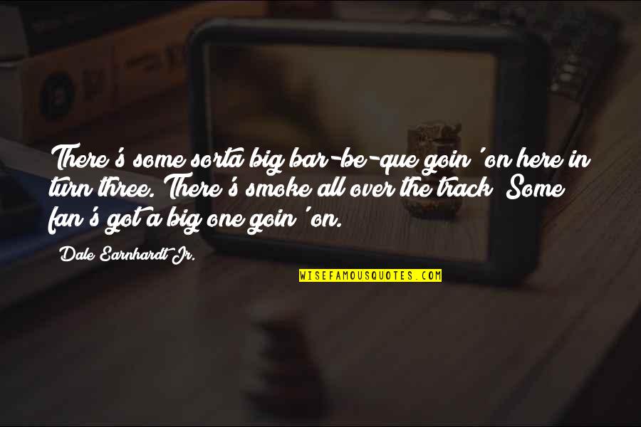 Coffee And Tequila Quotes By Dale Earnhardt Jr.: There's some sorta big bar-be-que goin' on here