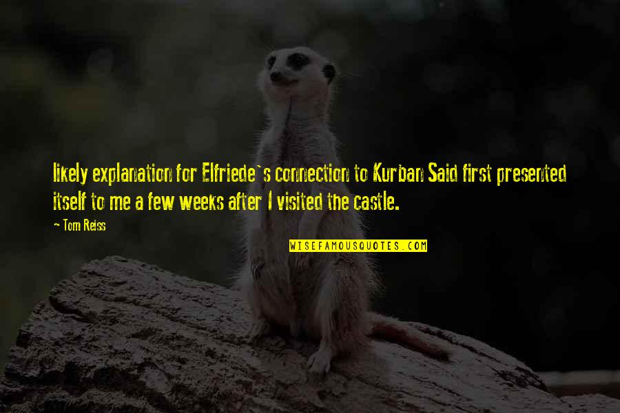 Cofio Tryweryn Quotes By Tom Reiss: likely explanation for Elfriede's connection to Kurban Said Cofio Tryweryn Quotes By Tom Reiss: likely explanation for Elfriede's connection to Kurban Said