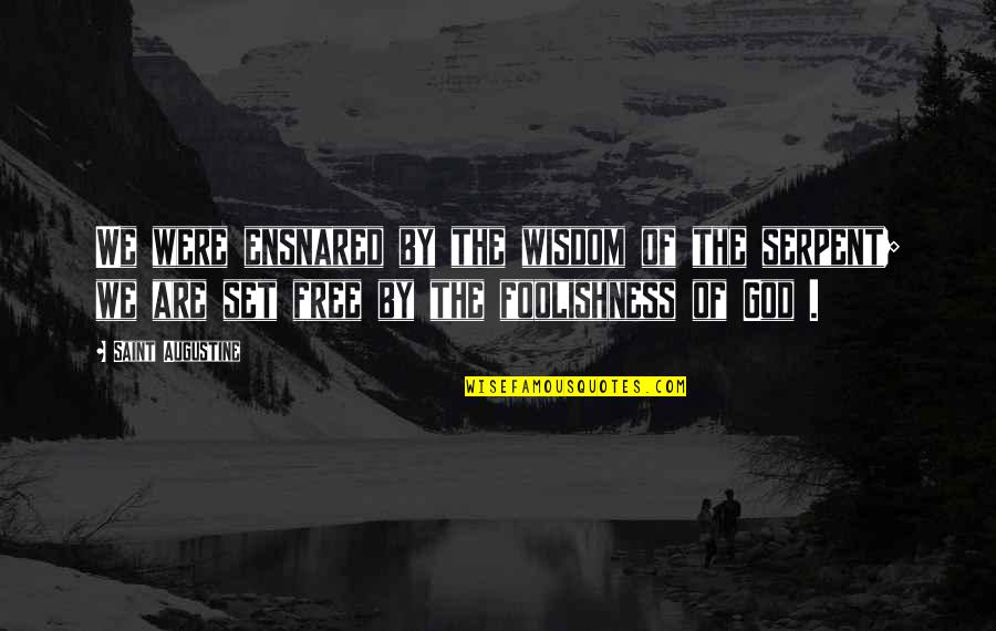 Colapsar Gifs Quotes By Saint Augustine: We were ensnared by the wisdom of the Colapsar Gifs Quotes By Saint Augustine: We were ensnared by the wisdom of the