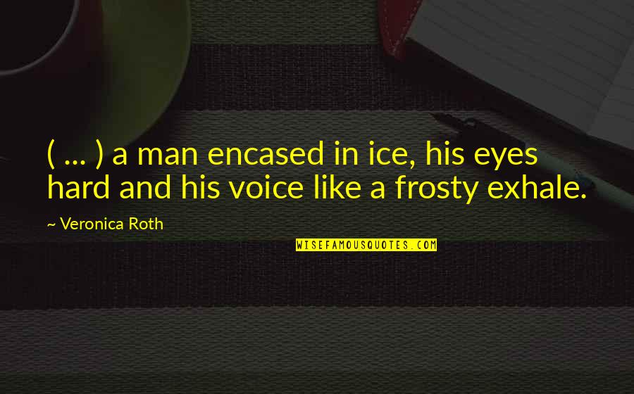 Cold Eyes Quotes By Veronica Roth: ( ... ) a man encased in ice,