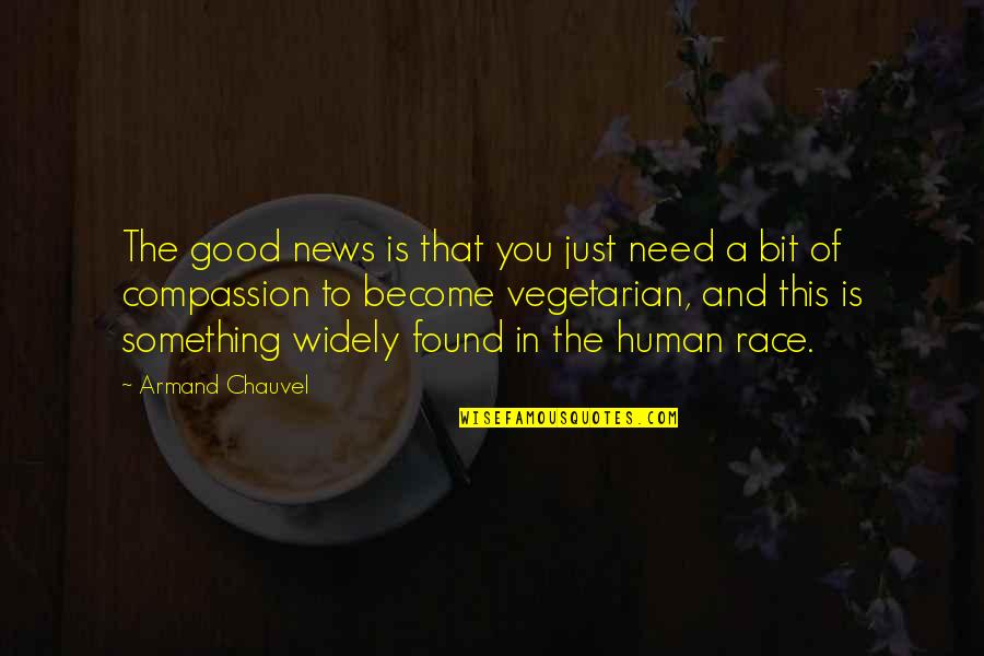 Coldblood Quotes By Armand Chauvel: The good news is that you just need