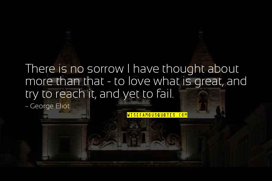 Colleen Mcmurphy Quotes By George Eliot: There is no sorrow I have thought about