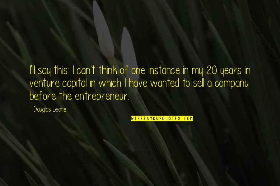 College Friends Farewell Quotes By Douglas Leone: I'll say this: I can't think of one College Friends Farewell Quotes By Douglas Leone: I'll say this: I can't think of one
