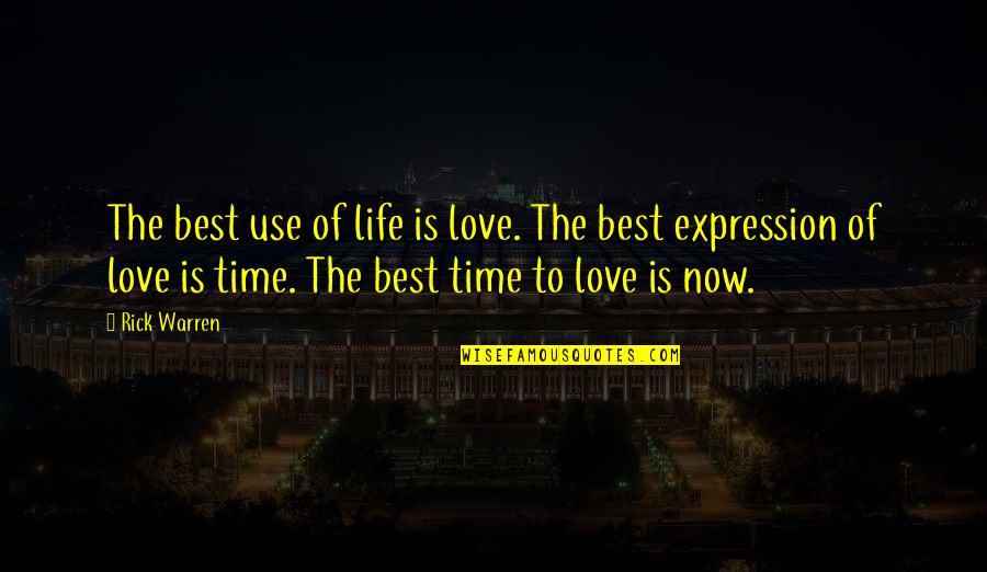 Colloseum Quotes By Rick Warren: The best use of life is love. The Colloseum Quotes By Rick Warren: The best use of life is love. The