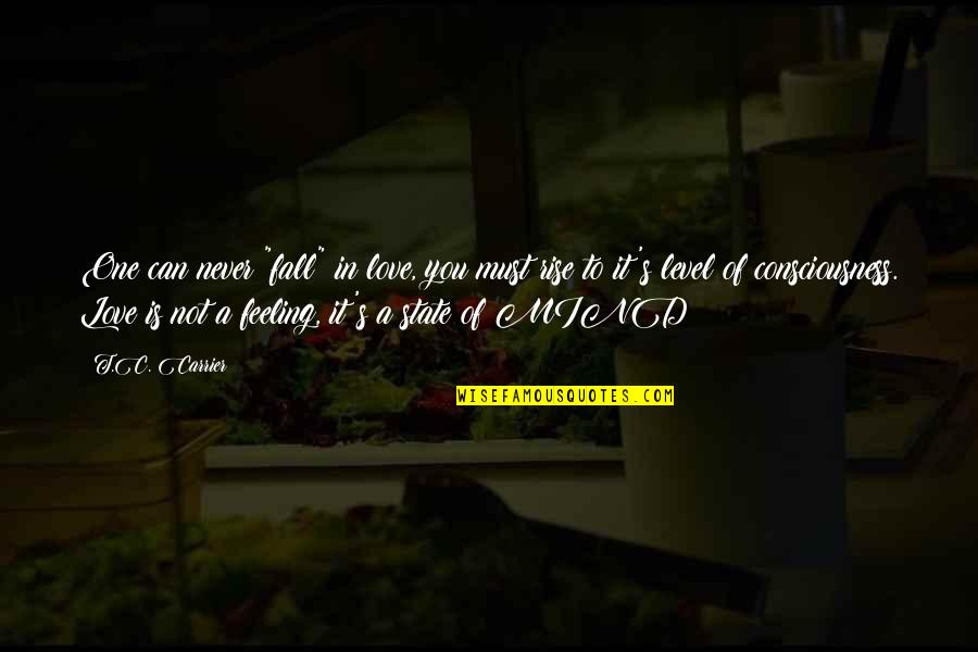Colombian Food Quotes By T.C. Carrier: One can never "fall" in love, you must