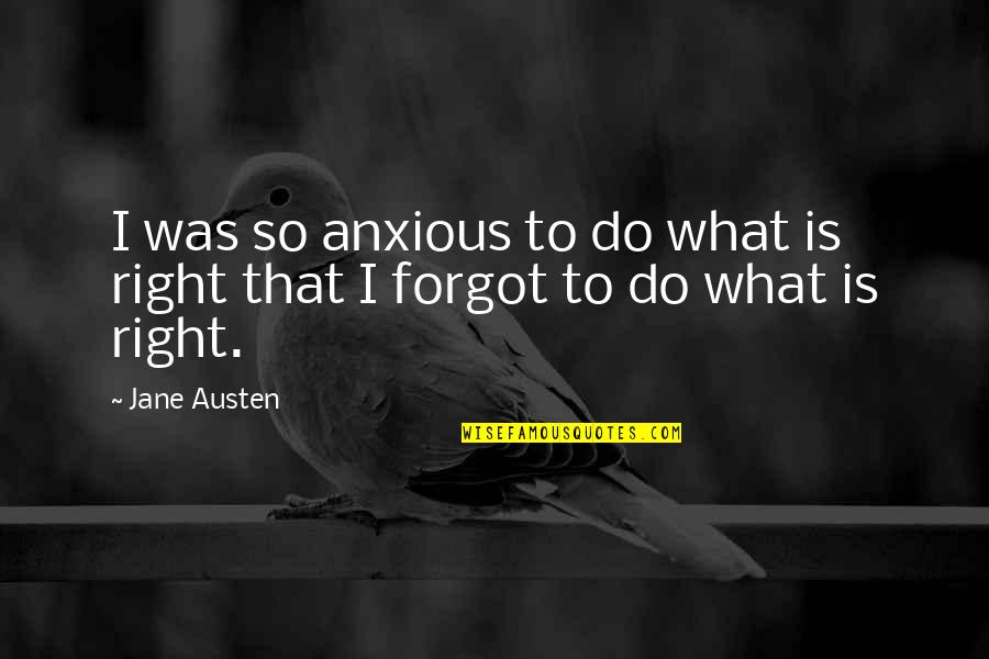 Colonel Crittenden Quotes By Jane Austen: I was so anxious to do what is