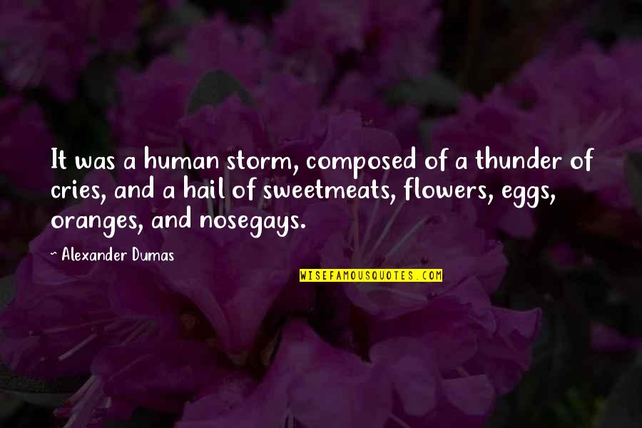 Coloradan Magazine Quotes By Alexander Dumas: It was a human storm, composed of a Coloradan Magazine Quotes By Alexander Dumas: It was a human storm, composed of a