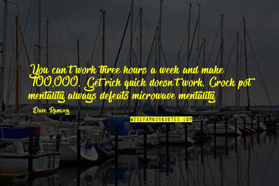 Colourful Fishes Quotes By Dave Ramsey: You can't work three hours a week and Colourful Fishes Quotes By Dave Ramsey: You can't work three hours a week and