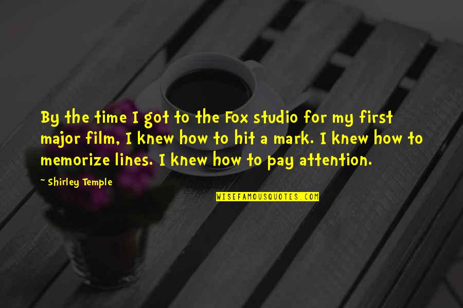 Colpix Quotes By Shirley Temple: By the time I got to the Fox Colpix Quotes By Shirley Temple: By the time I got to the Fox