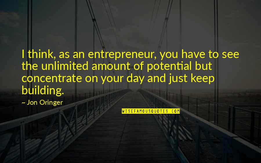Columella Fungi Quotes By Jon Oringer: I think, as an entrepreneur, you have to