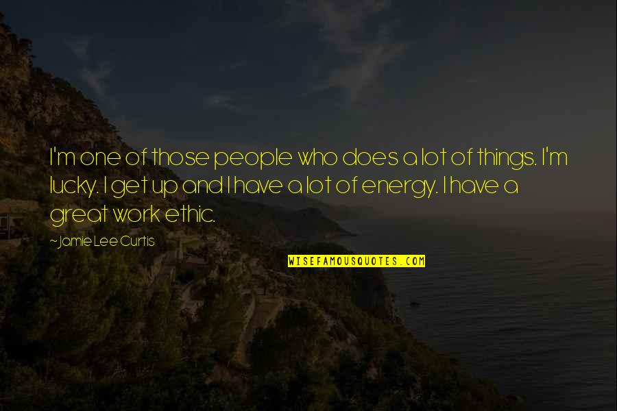 Comanda Mancare Quotes By Jamie Lee Curtis: I'm one of those people who does a Comanda Mancare Quotes By Jamie Lee Curtis: I'm one of those people who does a