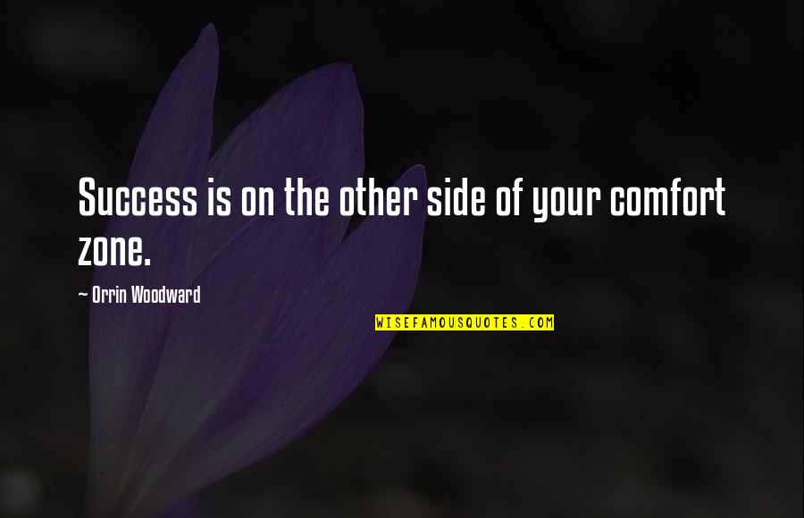 Comfort Zone And Success Quotes By Orrin Woodward: Success is on the other side of your