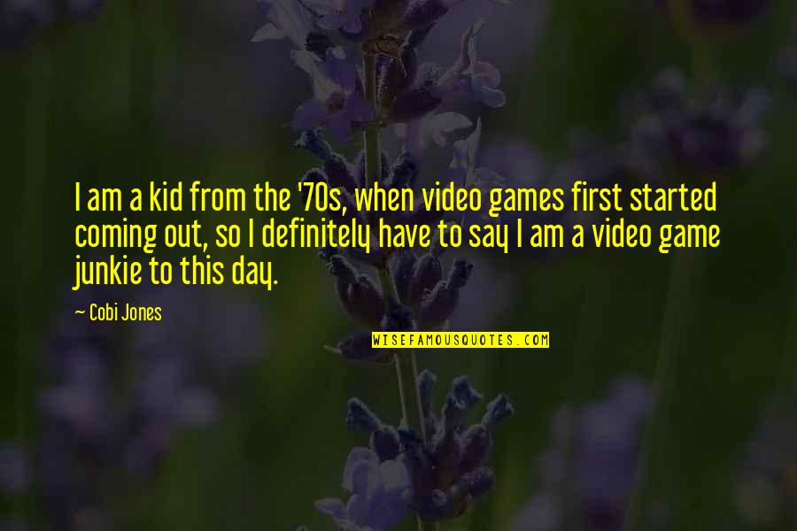 Coming Out Day Quotes By Cobi Jones: I am a kid from the '70s, when
