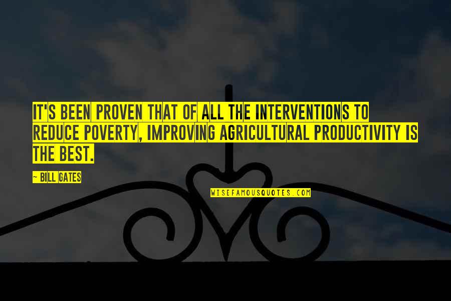 Comlinkdata Quotes By Bill Gates: It's been proven that of all the interventions