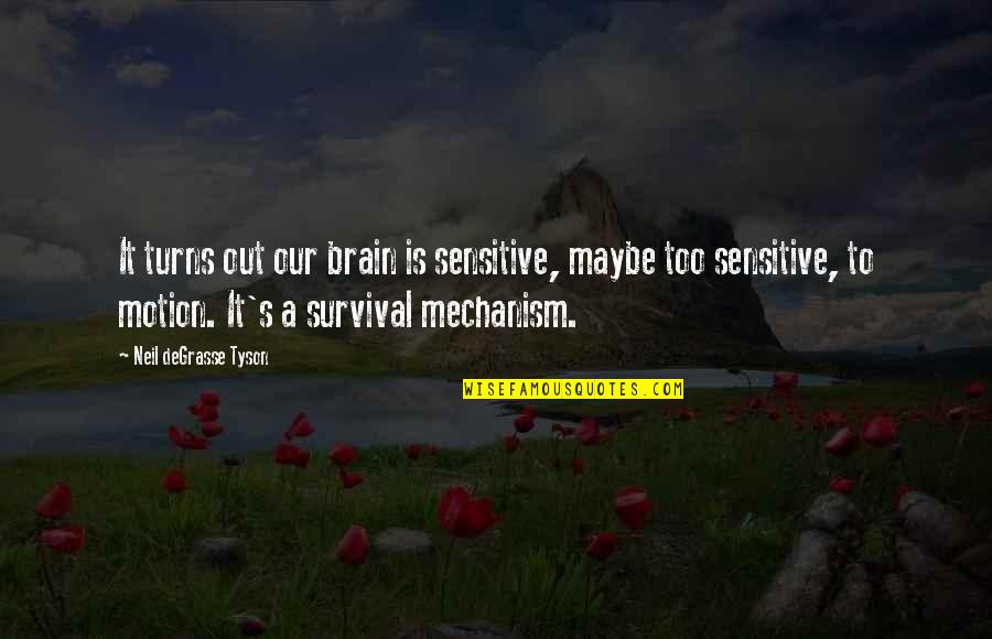 Commemoration God Quotes By Neil DeGrasse Tyson: It turns out our brain is sensitive, maybe