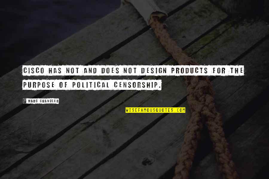 Commiserations On Your Loss Quotes By Marc Chandler: Cisco has not and does not design products