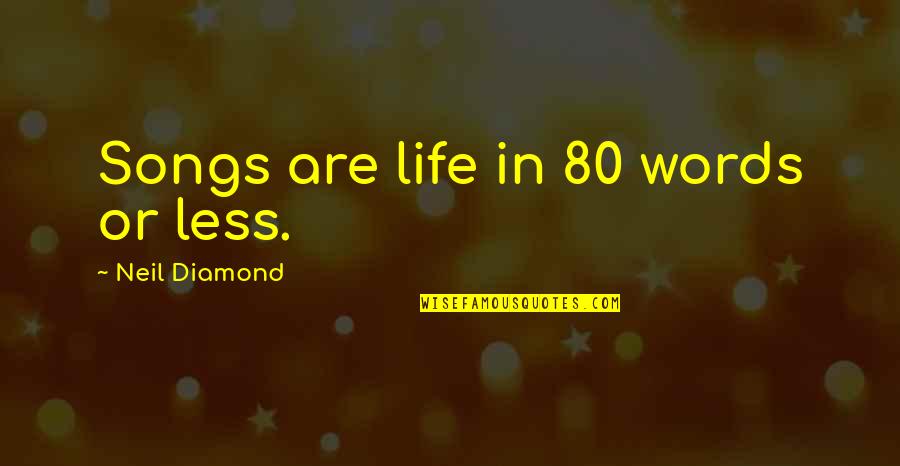 Committee That Investigated Quotes By Neil Diamond: Songs are life in 80 words or less. Committee That Investigated Quotes By Neil Diamond: Songs are life in 80 words or less.