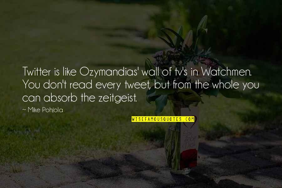 Common Sense Pamphlet Quote Quotes By Mike Pohjola: Twitter is like Ozymandias' wall of tv's in Common Sense Pamphlet Quote Quotes By Mike Pohjola: Twitter is like Ozymandias' wall of tv's in