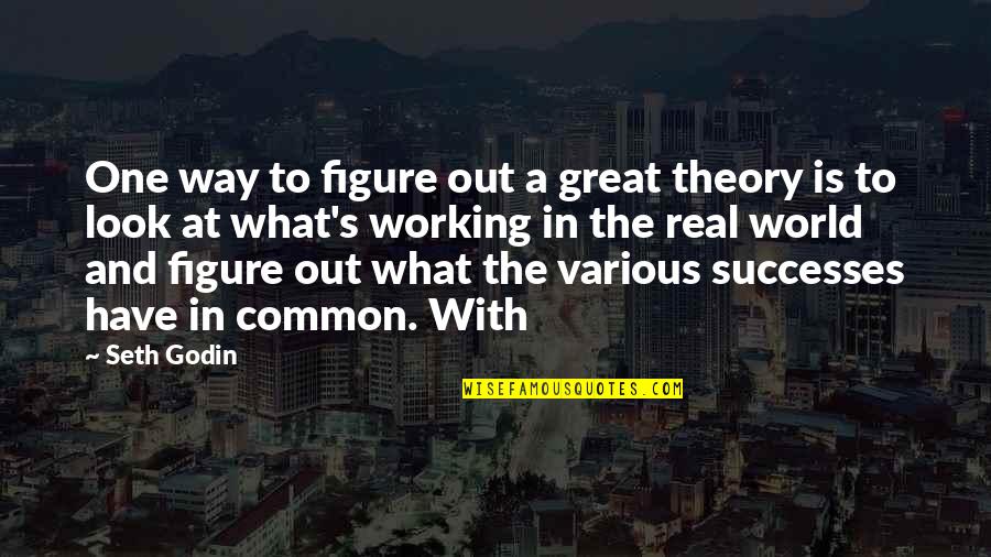 Common What A World Quotes By Seth Godin: One way to figure out a great theory