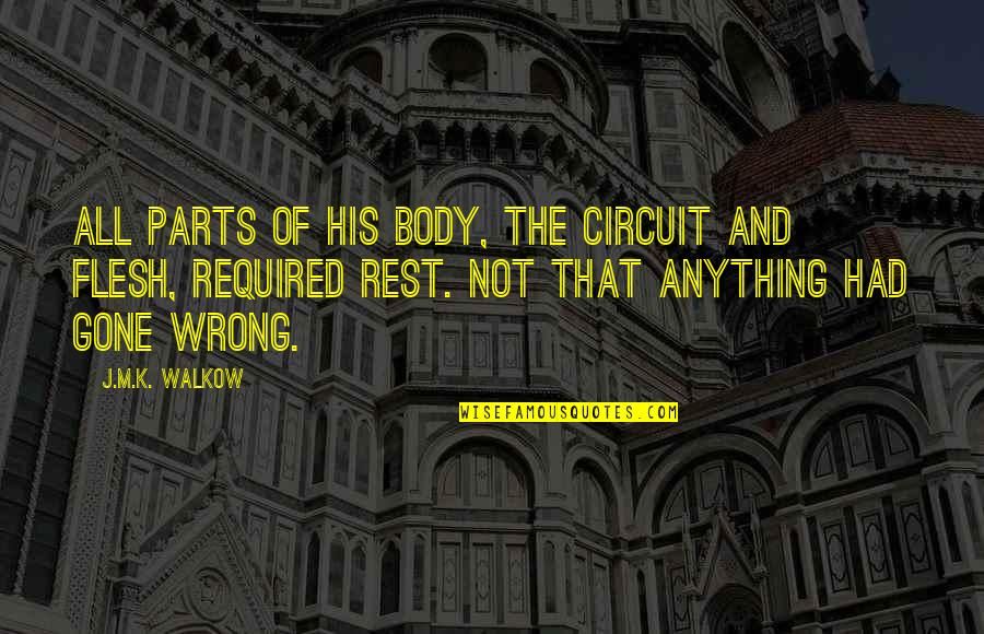 Communion Banner Quotes By J.M.K. Walkow: All parts of his body, the circuit and Communion Banner Quotes By J.M.K. Walkow: All parts of his body, the circuit and