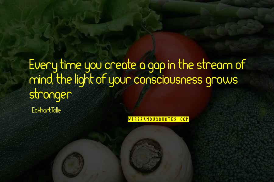 Communism Is Judaism Quotes By Eckhart Tolle: Every time you create a gap in the Communism Is Judaism Quotes By Eckhart Tolle: Every time you create a gap in the