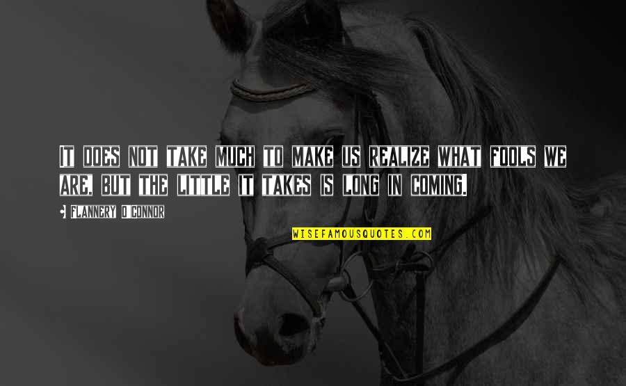 Comp Tences Infirmi Res Quotes By Flannery O'Connor: It does not take much to make us Comp Tences Infirmi Res Quotes By Flannery O'Connor: It does not take much to make us