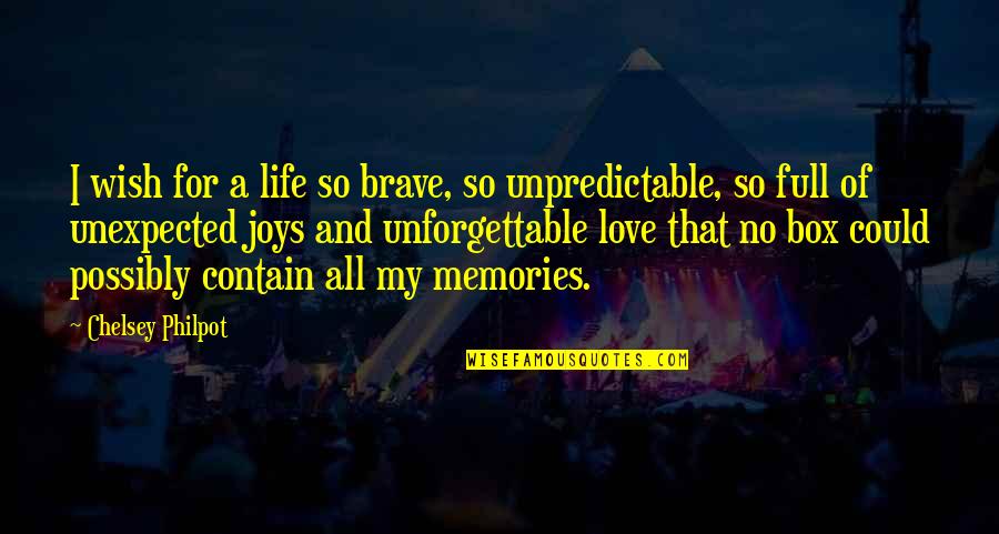 Comparaison Des Quotes By Chelsey Philpot: I wish for a life so brave, so Comparaison Des Quotes By Chelsey Philpot: I wish for a life so brave, so