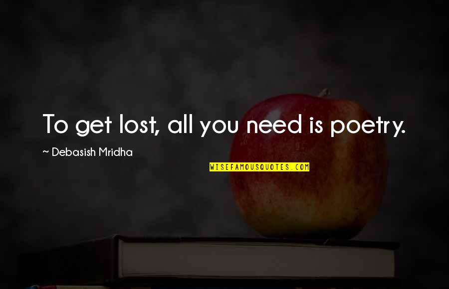 Compatibilidad De Signos Quotes By Debasish Mridha: To get lost, all you need is poetry. Compatibilidad De Signos Quotes By Debasish Mridha: To get lost, all you need is poetry.