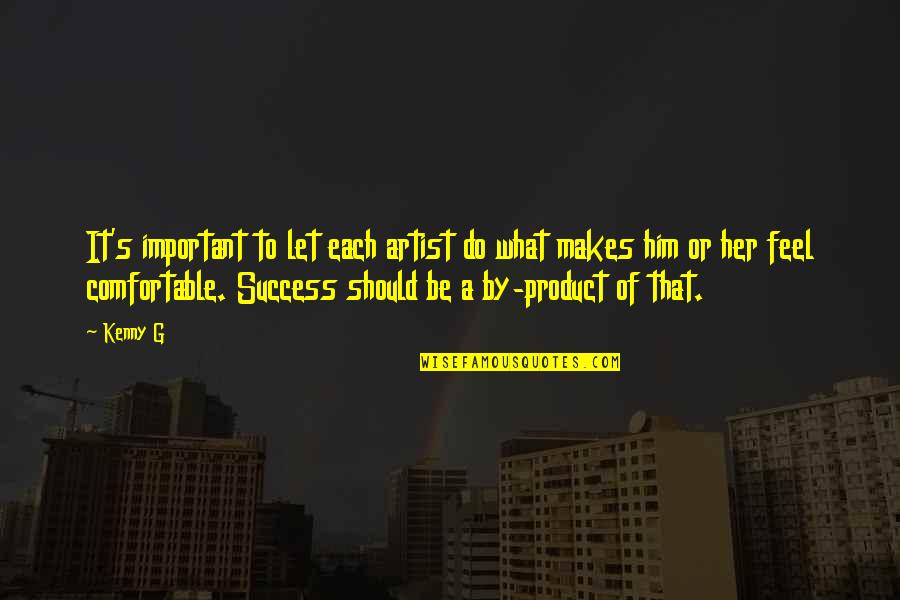 Compensazione F24 Quotes By Kenny G: It's important to let each artist do what
