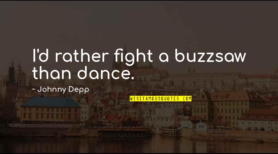 Completeness In Accounting Quotes By Johnny Depp: I'd rather fight a buzzsaw than dance. Completeness In Accounting Quotes By Johnny Depp: I'd rather fight a buzzsaw than dance.