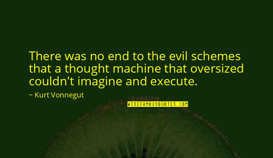 Complex Atypical Hyperplasia Quotes By Kurt Vonnegut: There was no end to the evil schemes