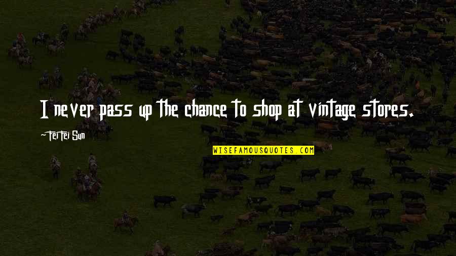 Complicado En Quotes By Fei Fei Sun: I never pass up the chance to shop