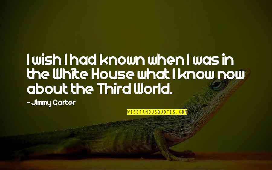 Complicated Topics Quotes By Jimmy Carter: I wish I had known when I was