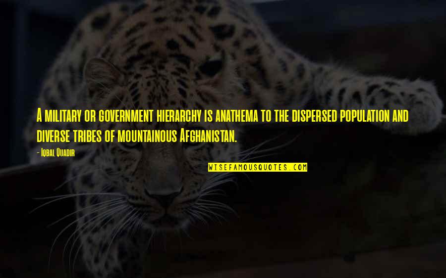 Compromessi Sposi Quotes By Iqbal Quadir: A military or government hierarchy is anathema to
