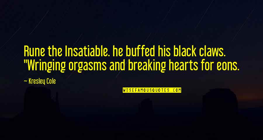 Compromise And Adjustment Quotes By Kresley Cole: Rune the Insatiable. he buffed his black claws. Compromise And Adjustment Quotes By Kresley Cole: Rune the Insatiable. he buffed his black claws.