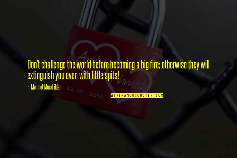 Comptabilit Quotes By Mehmet Murat Ildan: Don't challenge the world before becoming a big Comptabilit Quotes By Mehmet Murat Ildan: Don't challenge the world before becoming a big