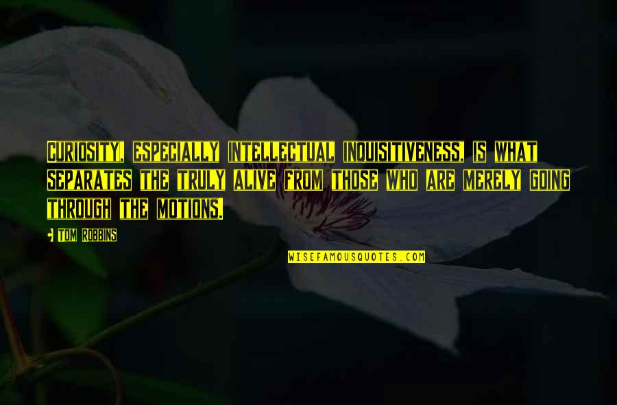 Computer Science Geek Quotes By Tom Robbins: Curiosity, especially intellectual inquisitiveness, is what separates the