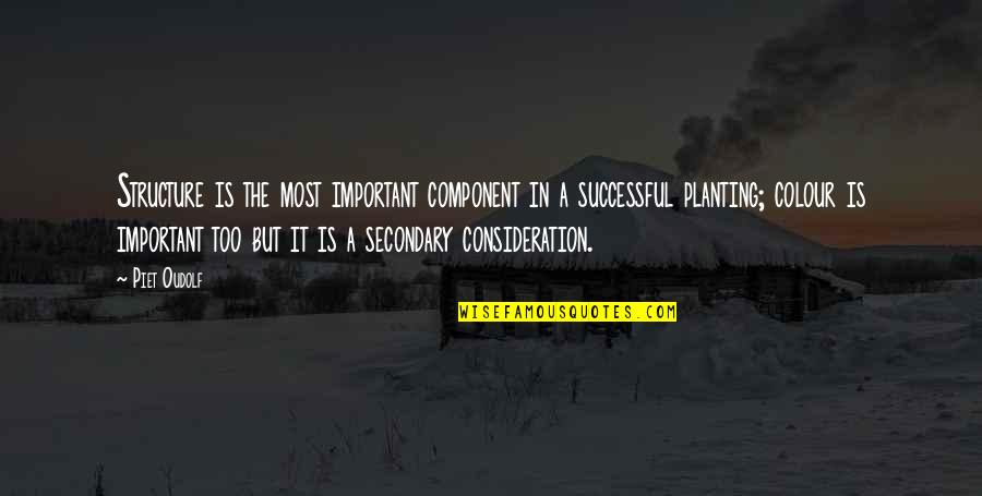 Concentrada Definicion Quotes By Piet Oudolf: Structure is the most important component in a Concentrada Definicion Quotes By Piet Oudolf: Structure is the most important component in a