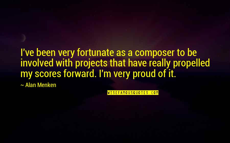 Concon Rice Quotes By Alan Menken: I've been very fortunate as a composer to