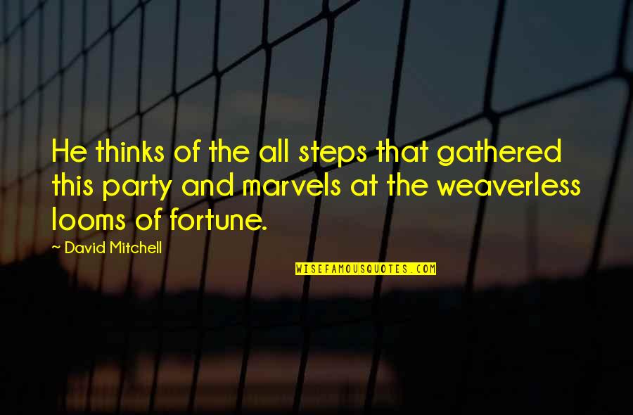 Congrats High School Graduation Quotes By David Mitchell: He thinks of the all steps that gathered Congrats High School Graduation Quotes By David Mitchell: He thinks of the all steps that gathered