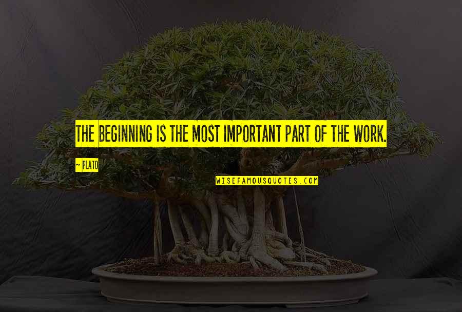 Congrats Quotes By Plato: The beginning is the most important part of