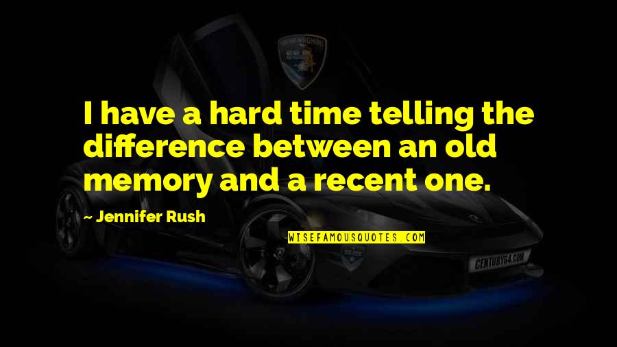 Congratulations Images Quotes By Jennifer Rush: I have a hard time telling the difference