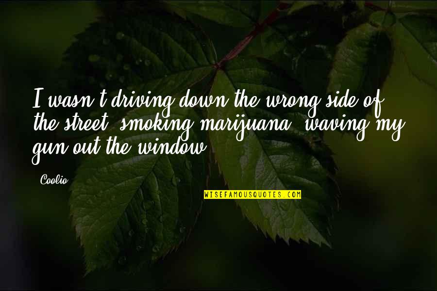 Congress Doing Nothing Quotes By Coolio: I wasn't driving down the wrong side of